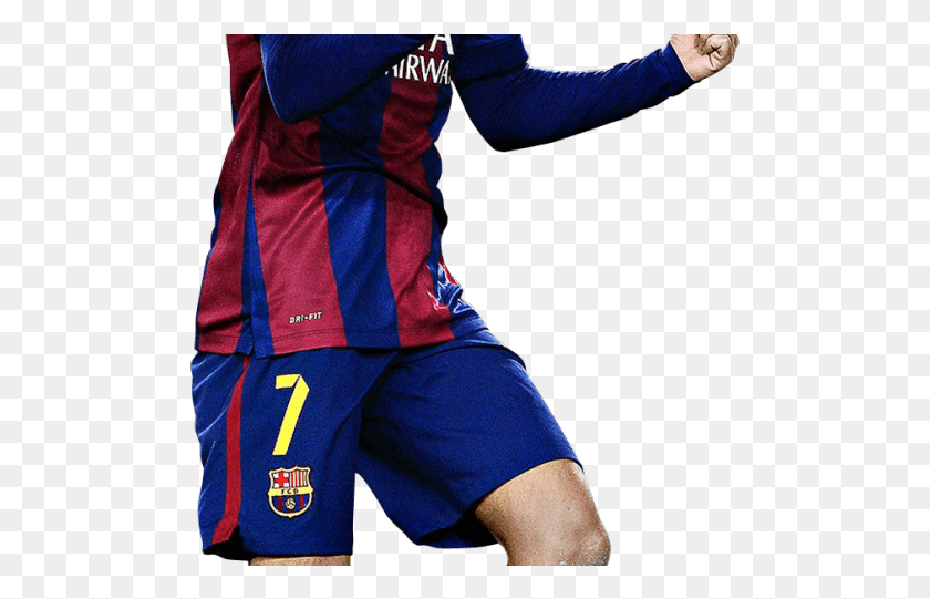 497x481 Barcelona Clipart Football Player Barcelona, Clothing, Apparel, People HD PNG Download