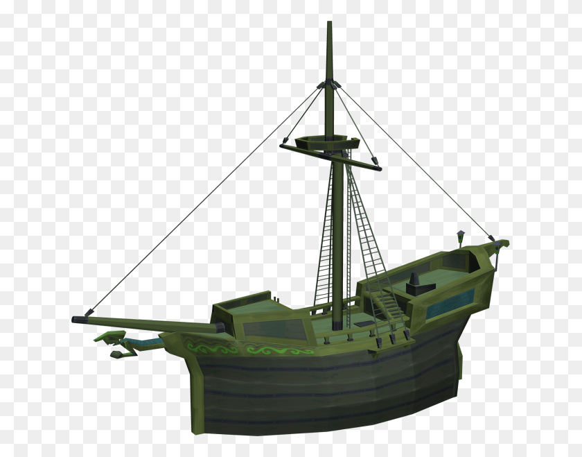 633x599 Barco Legend Of Zelda Wind Waker Ghost Ship, Boat, Vehicle, Transportation HD PNG Download