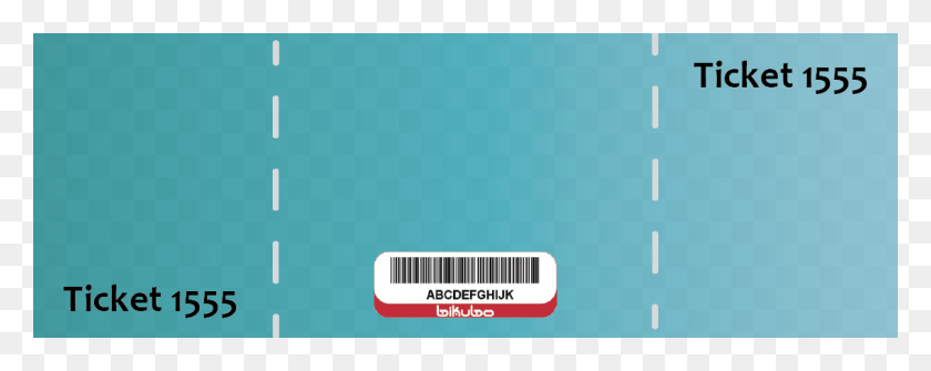 1134x400 Barcode Double Numbering Die Cutting Pattern, Text, Label, Symbol HD PNG Download