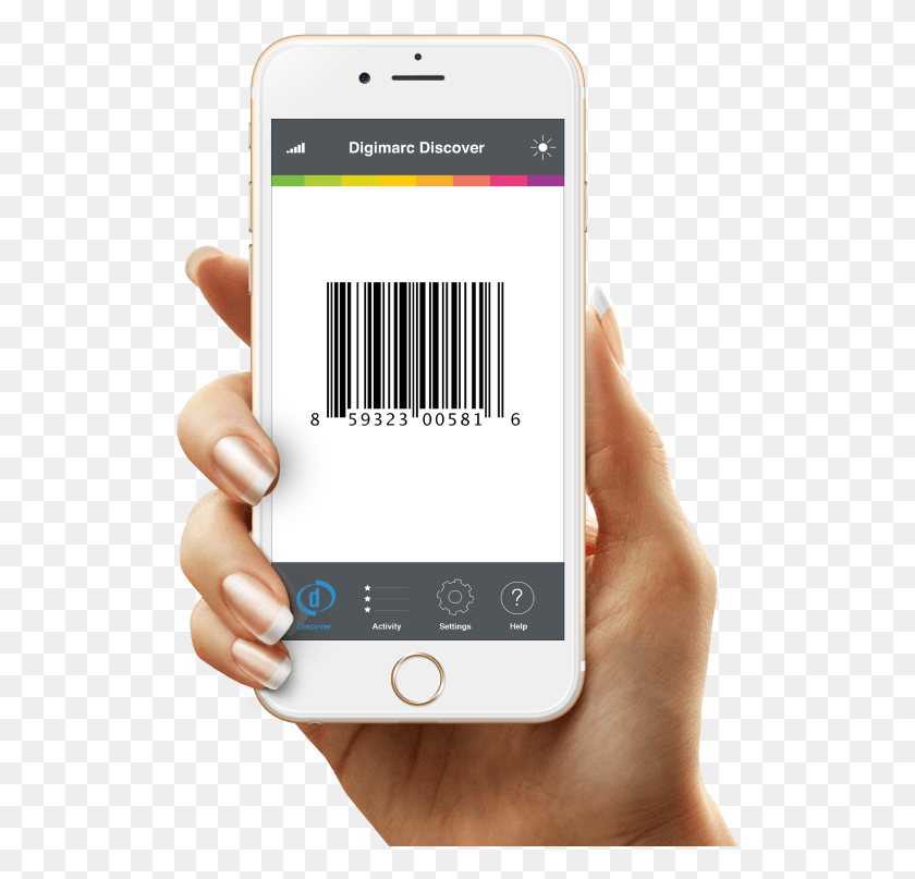 518x747 Barcode Woman Hand Holding Phone, Mobile Phone, Electronics, Cell Phone Descargar Hd Png