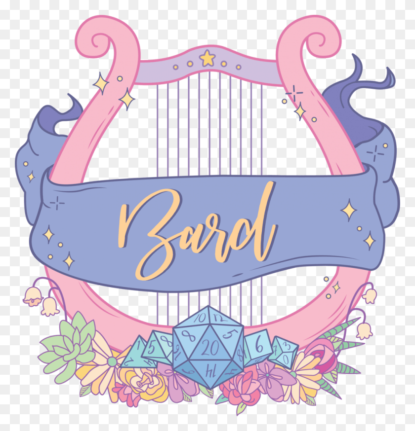1000x1044 Bard, Harp, Musical Instrument, Lyre HD PNG Download