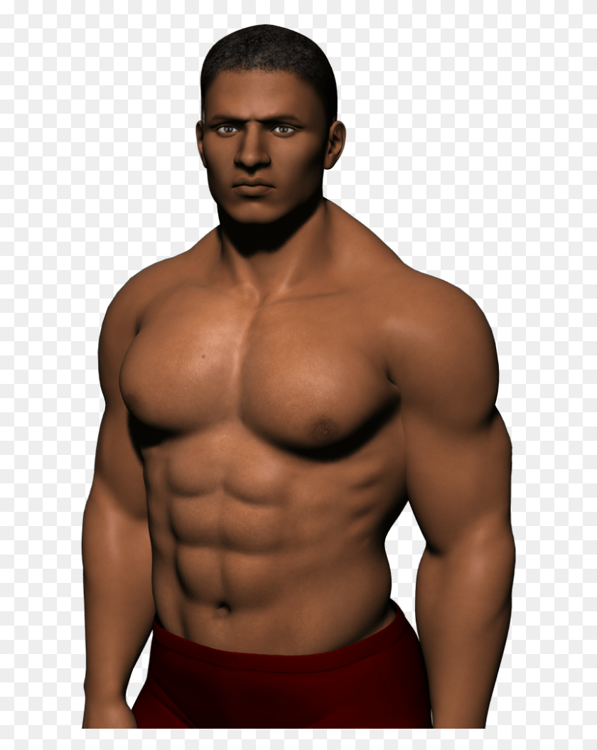 618x995 Barechested, Person, Human, Man HD PNG Download