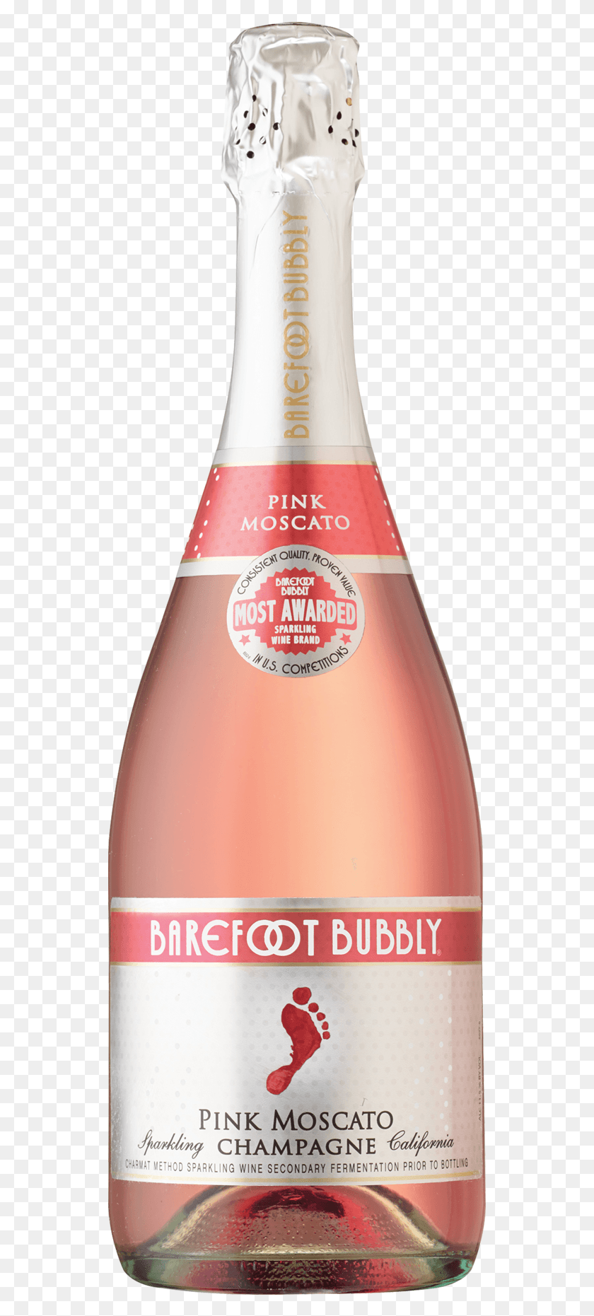 535x1801 Barefoot Bubbly Pink Moscato, Sake, Alcohol, Beverage HD PNG Download