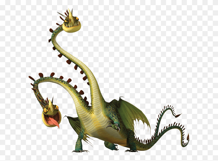 623x562 Barf And Belch Train Your Dragon Hideous Zippleback, Snake, Reptile, Animal HD PNG Download