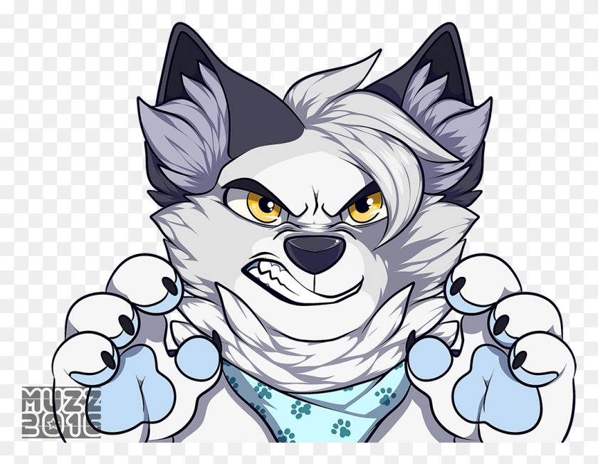1027x780 Descargar Png / Barks And Recreation Furry Angry Face Hd Png