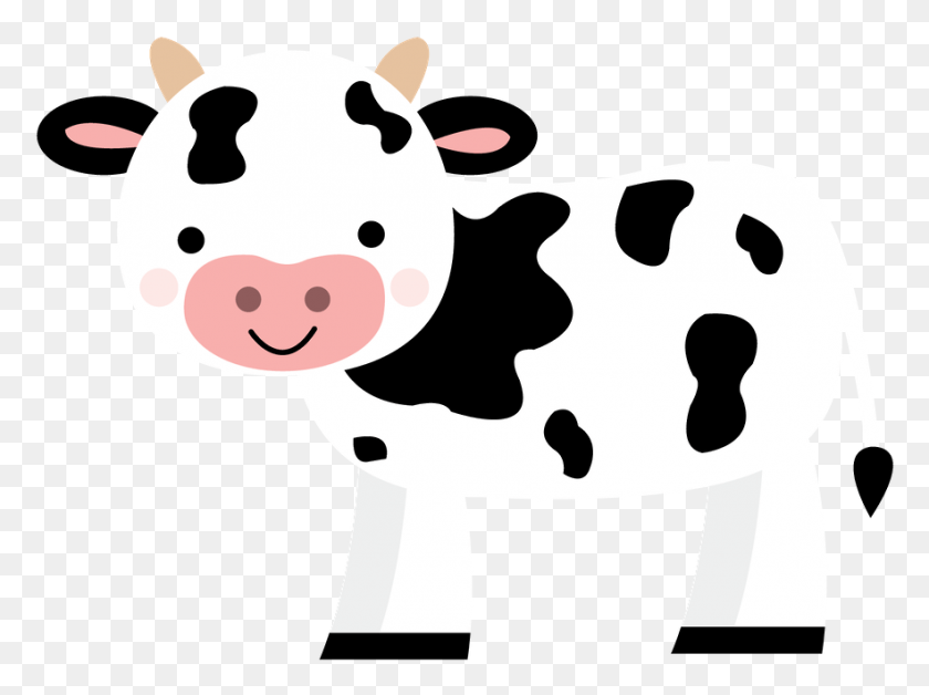 883x644 Barn Animals Characters From Very Busy Spider, Cow, Cattle, Mammal HD PNG Download