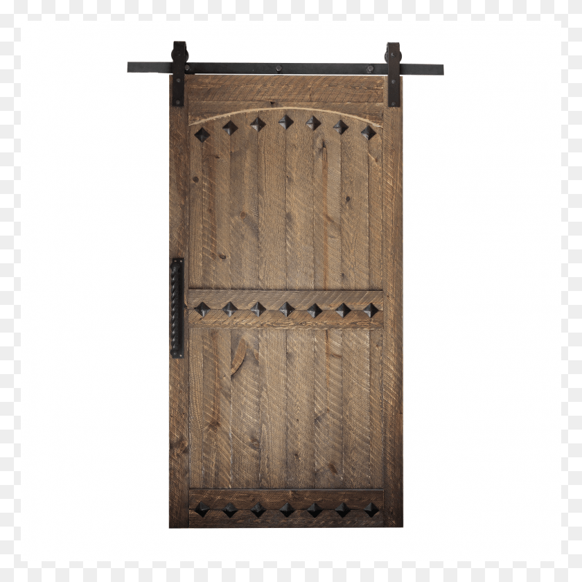 1024x1024 Barn Door Sample Finished Wclavos Distressed Track, Mailbox, Letterbox, Sliding Door HD PNG Download
