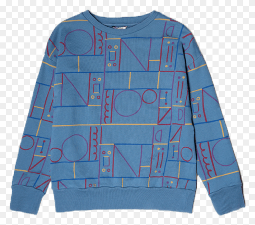 824x721 Barn Of Monkeys Printed Sweatshirt Circuit Sweater, Clothing, Apparel, Sleeve HD PNG Download