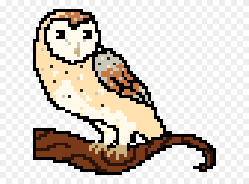 621x561 Barn Owl Barn Owl Pixel Art, Rug, Plant HD PNG Download