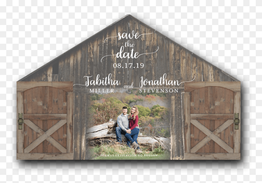 949x640 Barn Save The Date Plank, Person, Human, Wood HD PNG Download