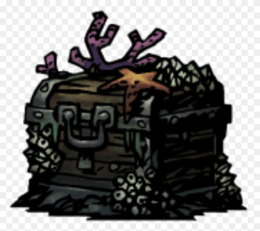 1025x901 Barnacle Crusted Chest Darkest Dungeon Cove Curios, Outdoors, Nature Descargar Hd Png