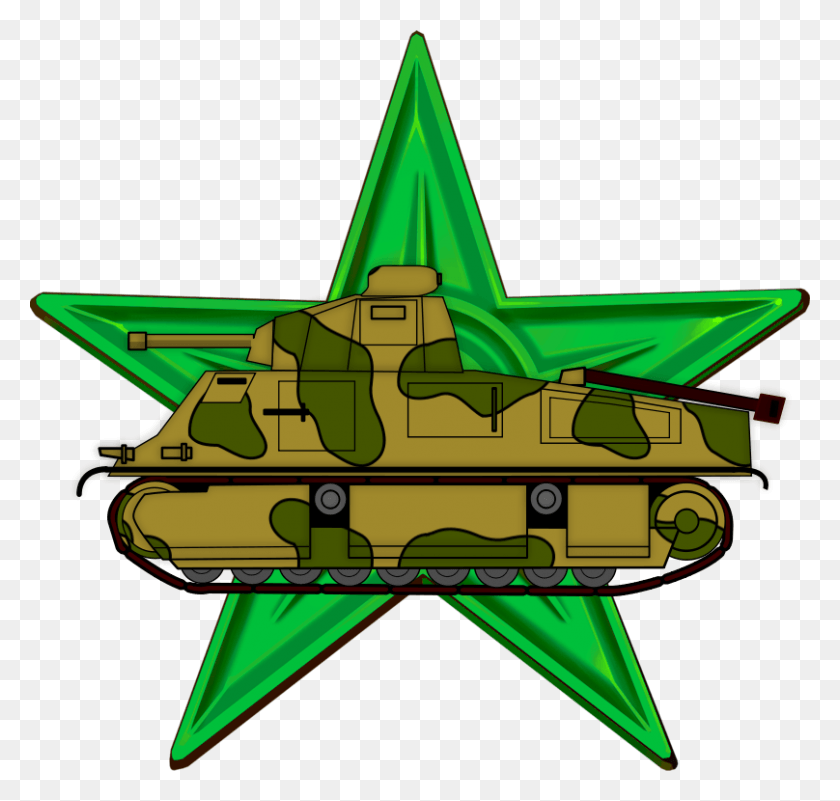 808x768 Barnstar Army Tanque De Guerra En Caricatura, Vehicle, Transportation, Military HD PNG Download