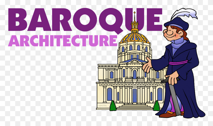 1098x618 Baroque Architecture Baroque Architecture Clip Art, Dome, Building, Person HD PNG Download