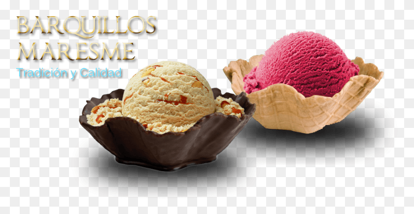 970x467 Barquillos Y Galletas Para Helado Barquillos Y Galletas Gelato, Cream, Dessert, Food HD PNG Download