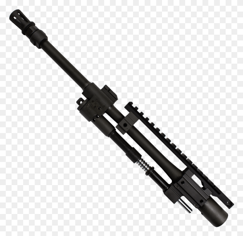 889x862 Barrel 14 With Flash Hider Gun Barrel, Weapon, Weaponry, Rifle HD PNG Download