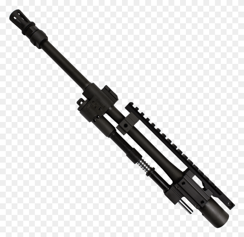 889x862 Descargar Png Barril 14 Con Flash Hider Arma De Fuego Png