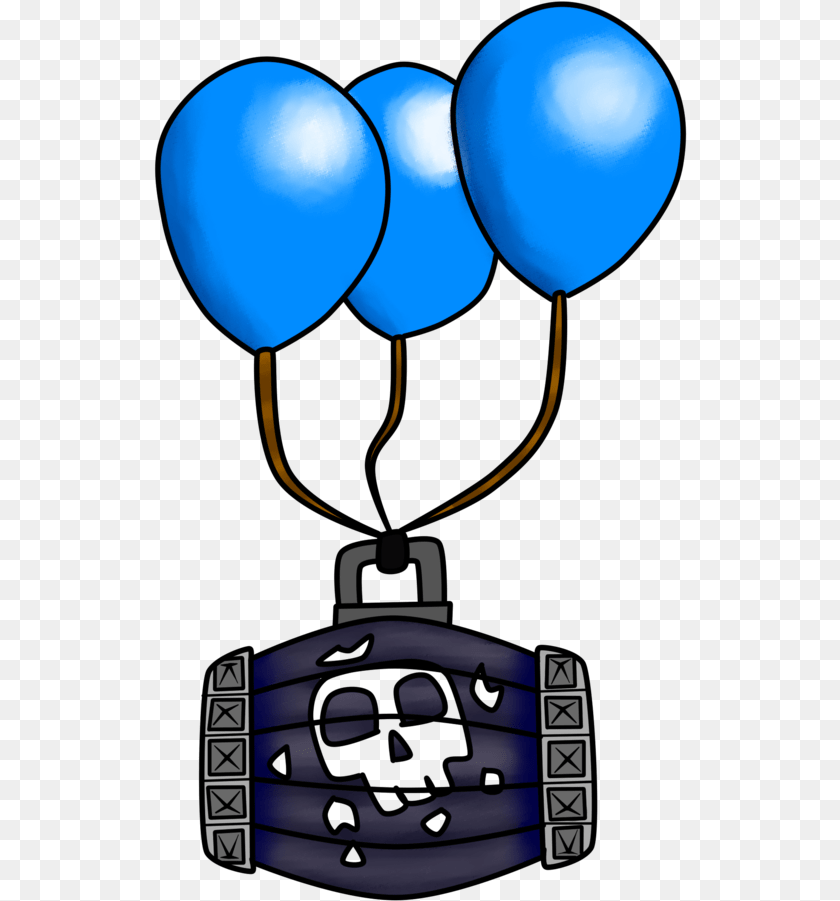 534x901 Barrel Of Clash Royale, Balloon Clipart PNG