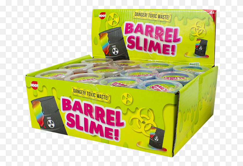 670x515 Barrel Slime 140g Interlocking Block, Gum, Box, Candy HD PNG Download