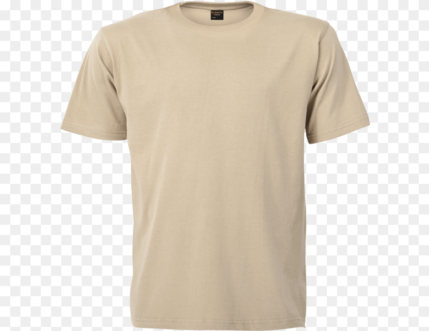609x648 Barron Crew Neck T Shirt Beige Color T Shirt, Clothing, T-shirt PNG