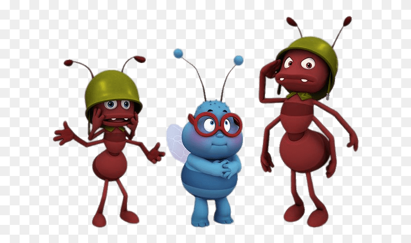 628x437 Barry And The Ants Maya The Bee Paul, Animal, People, Person HD PNG Download