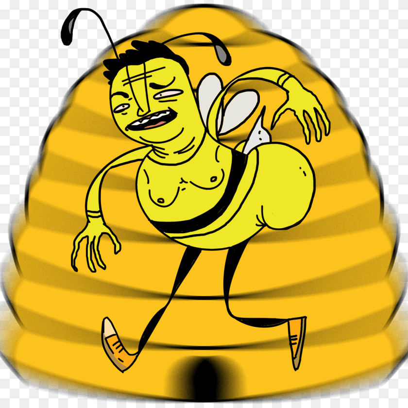 1333x1333 Barry Bee Benson, Face, Head, Person, Cartoon Transparent PNG