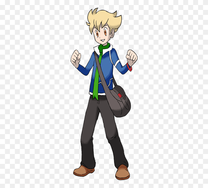 272x697 Barry From Pokemon Dppt Is A Pokemon Trainer From, Person, Human, Costume HD PNG Download