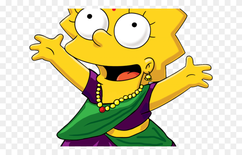 640x480 Bart Simpson Clipart Indian Simpson, Crowd, Accessories, Accessory HD PNG Download