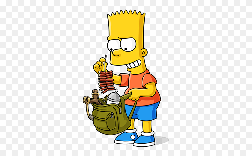 289x460 Bart Simpson Logo Bart Simpson, Clothing, Apparel HD PNG Download