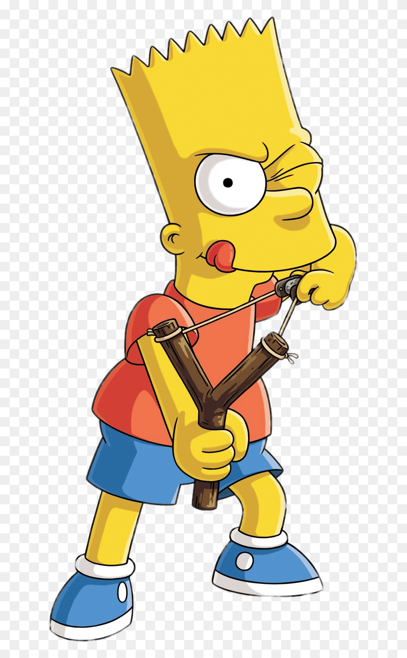 643x1297 Bart Simpson Shooting A Catapult Family Guy, Toy, Slingshot, Leisure Activities HD PNG Download