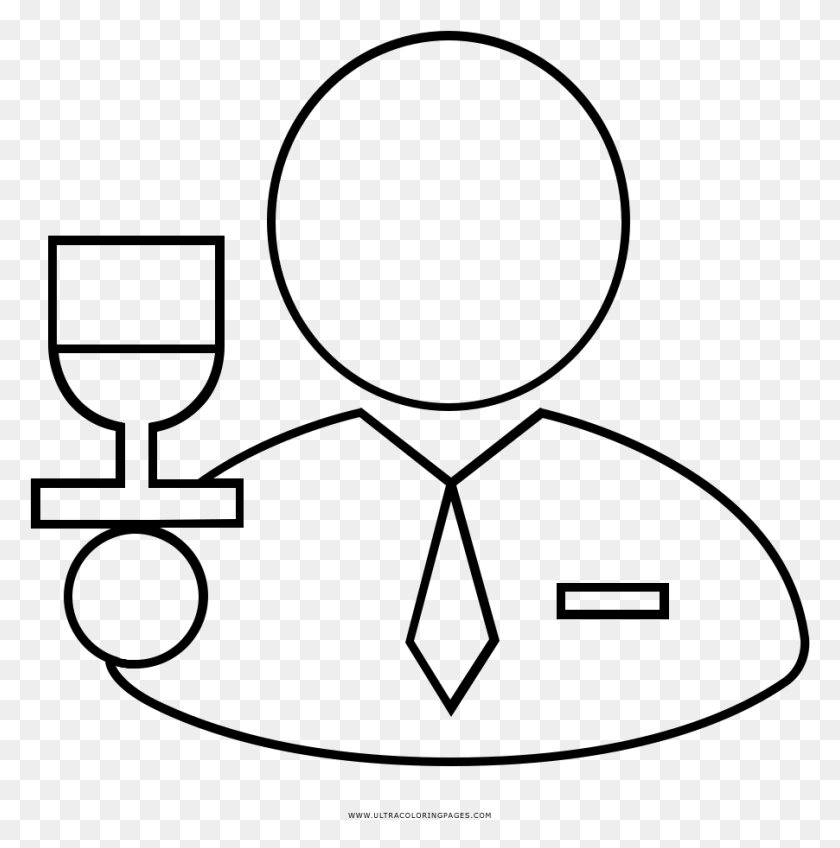 902x912 Bartender Coloring, Gray, World Of Warcraft HD PNG Download
