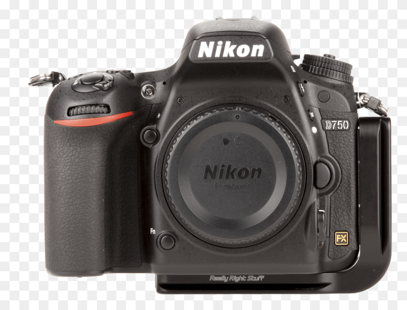 1018x757 Base Plate Attached To A Nikon Camera Really Right Stuff L Bracket For Nikon, Electronics, Digital Camera HD PNG Download
