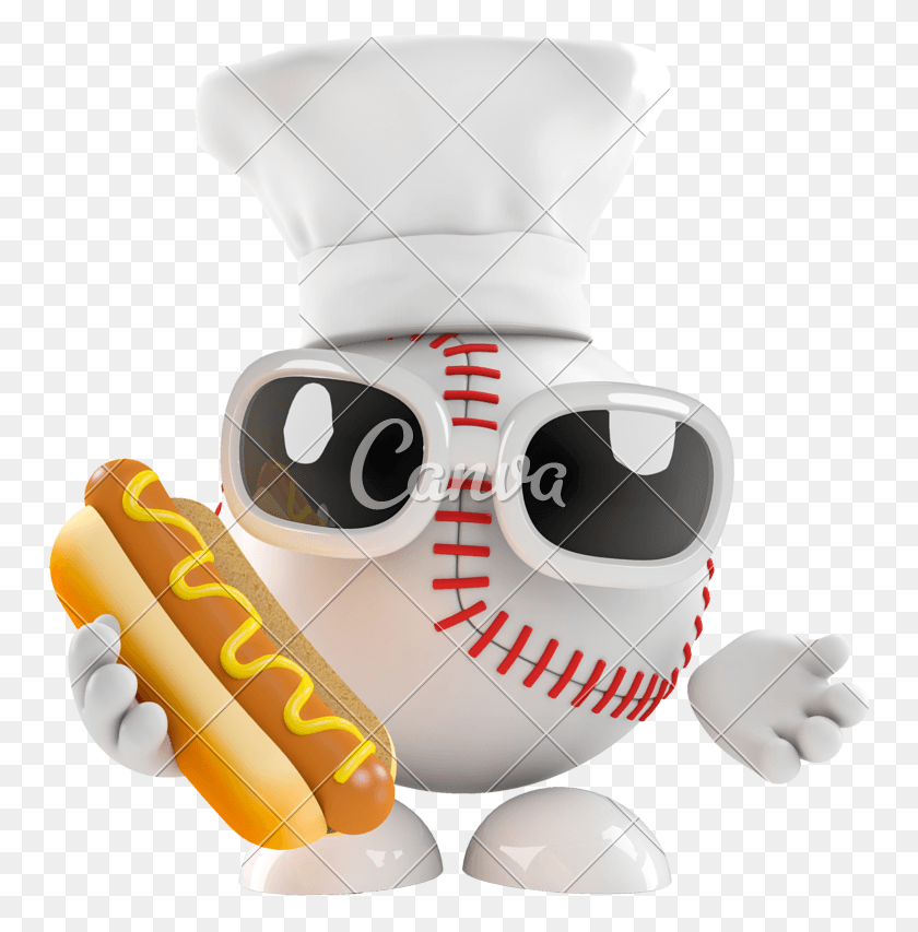 751x793 Baseball Clipart Hotdog Baseball, Food, Helmet, Clothing HD PNG Download