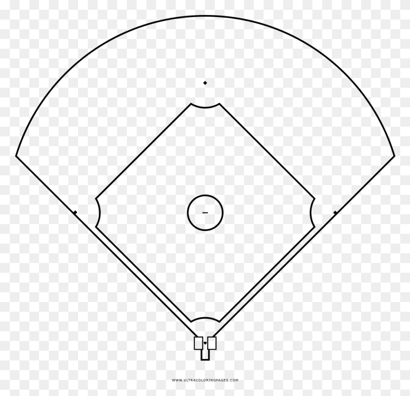 951x919 Baseball Field Coloring, Gray, World Of Warcraft HD PNG Download