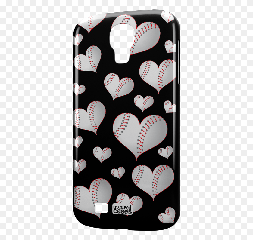 358x738 Baseball Heart Design For Samsung Galaxy S4 Case College Baseball, Texture, Clothing, Apparel HD PNG Download