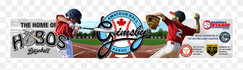 1600x379 Baseball Ontario, Person, Field, Label HD PNG Download