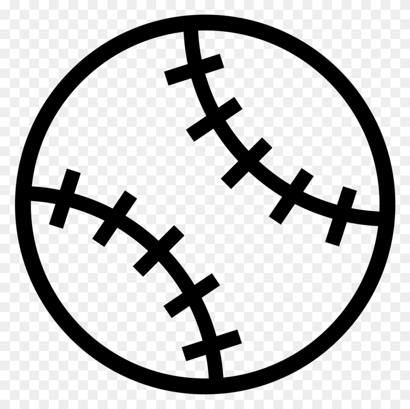 981x980 Baseball Outline Baseball Outline, Ball, Sport, Sports HD PNG Download
