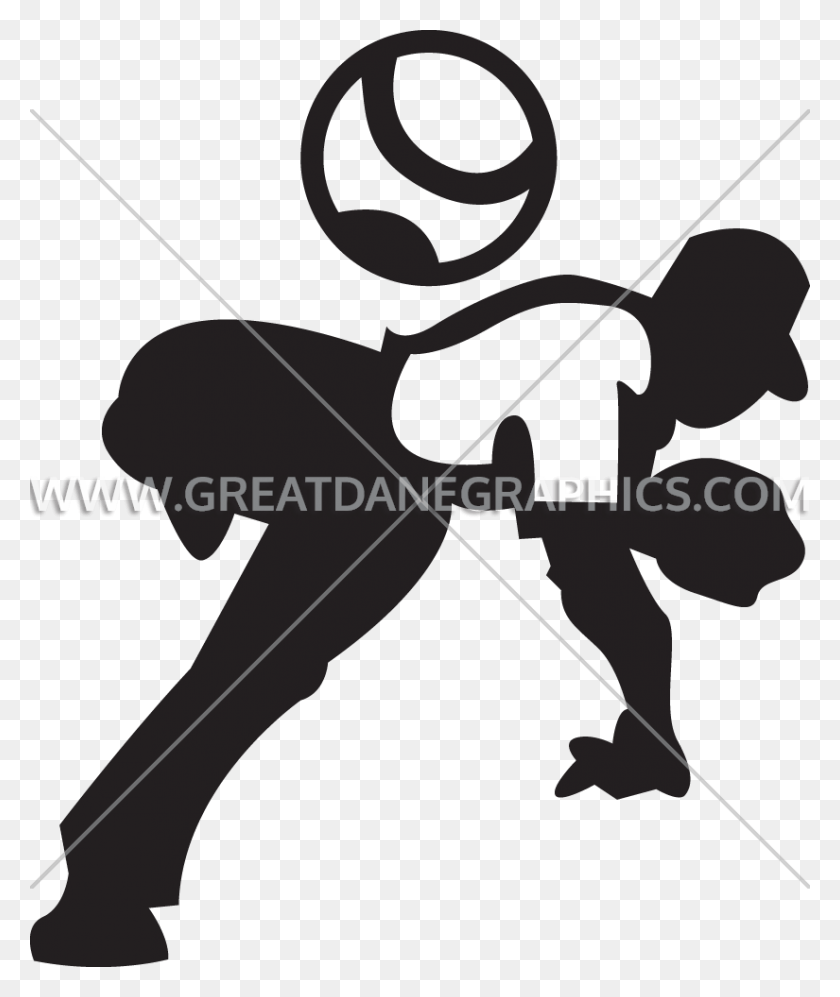 825x992 Baseball Silhouette Illustration, Person, People, Bow HD PNG Download