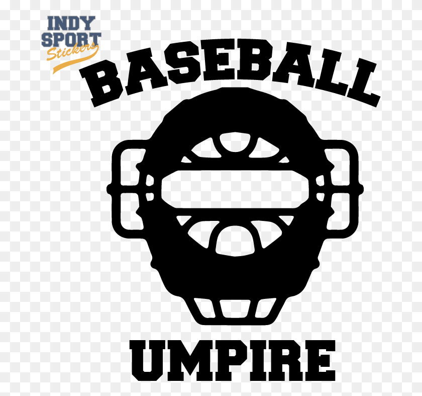 677x727 Baseball Umpire Text With Silhouette Mask Love, Outdoors, Symbol, Nature HD PNG Download