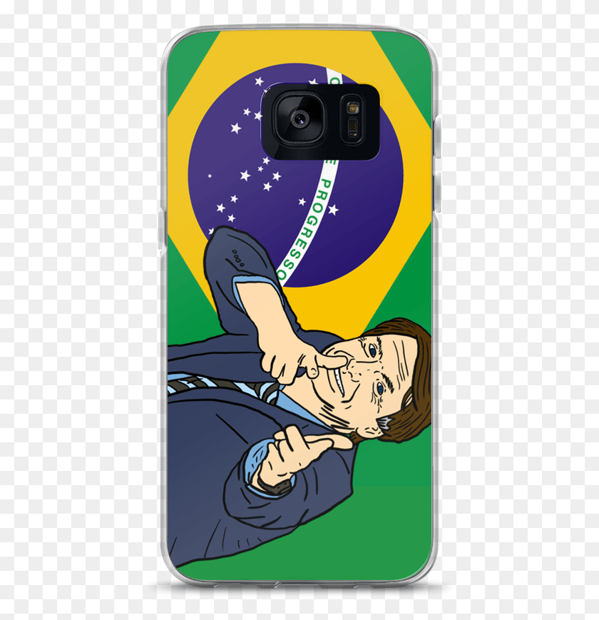 438x809 Based Bolsonaro Samsung Case Cartoon, Phone, Electronics, Mobile Phone HD PNG Download