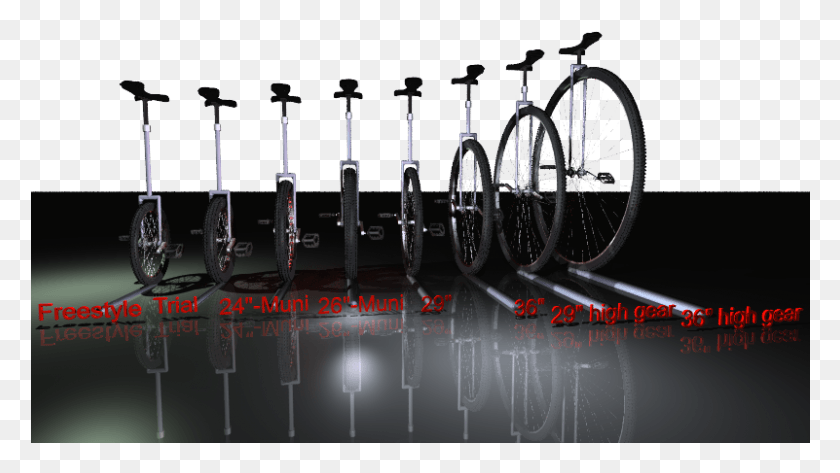 801x425 Based On A 29 Unicycle With 125mm Cranks Direct Gearing Unicycle Wheel Size, Machine, Bicycle, Vehicle HD PNG Download