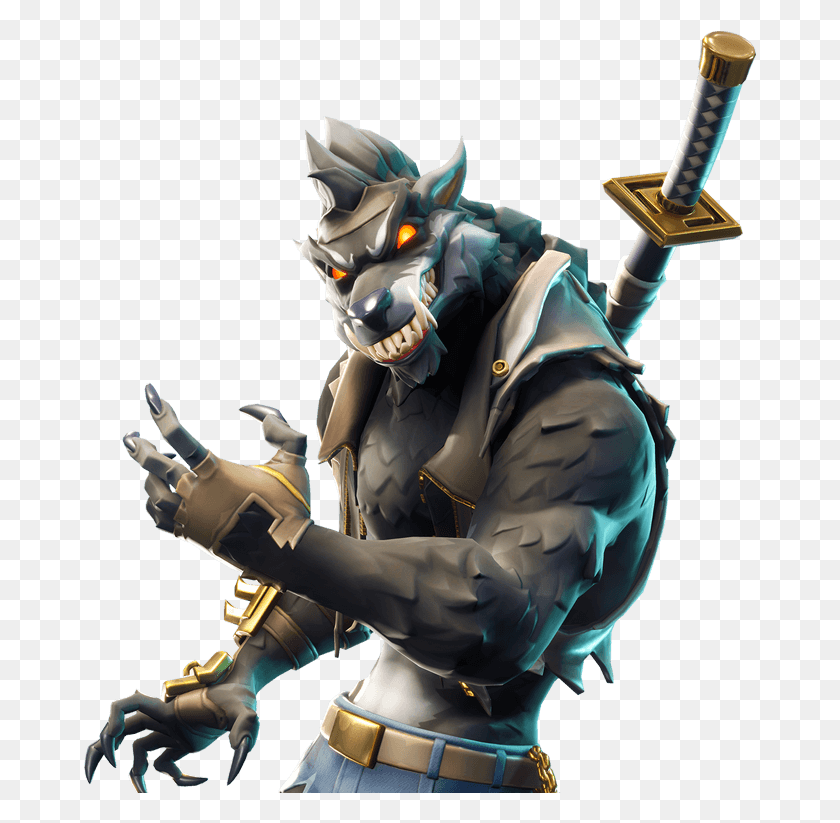 673x763 Based On The Appearance Of Every Skin In The Game Fortnite Dire Skin, Person, Human, Hand HD PNG Download
