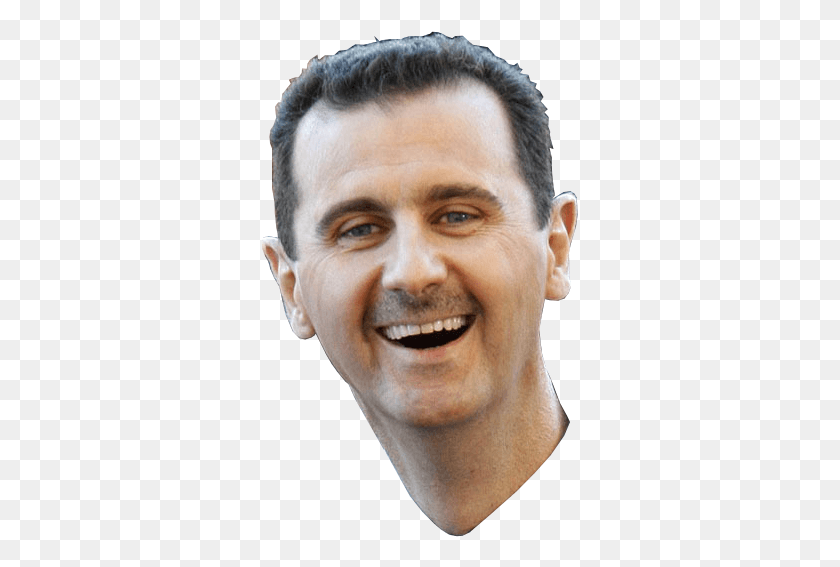 317x507 Bashar Al Assad Smiling Smile Man, Face, Person, Human HD PNG Download