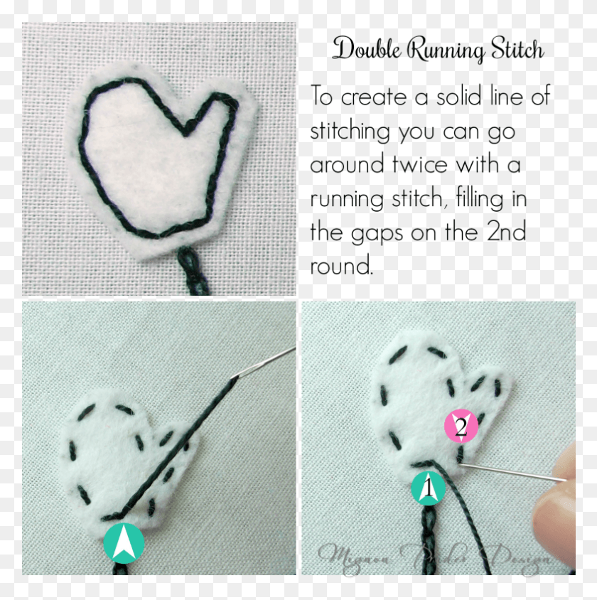 785x790 Basic Hand Sewing Stitches To Us For Making Softies Heart, Person, Human, Pattern Descargar Hd Png