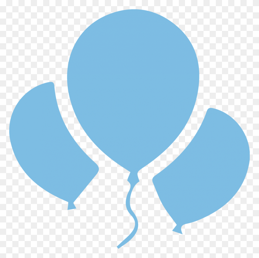 950x945 Basic Karate Party Party Icon Blue, Balloon, Ball, Paper HD PNG Download