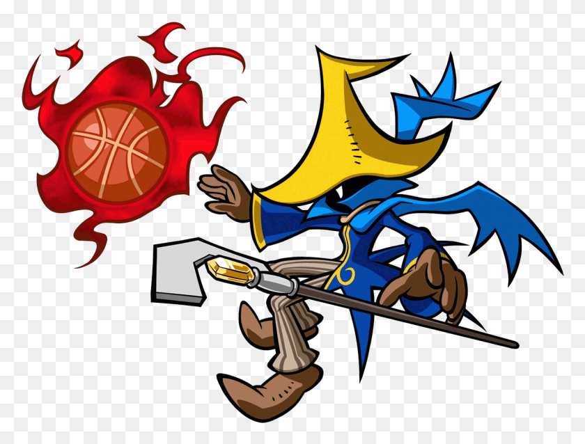 1189x882 Basketball Artwork Mario Basketball Black Mage, Duel, Weapon, Weaponry HD PNG Download
