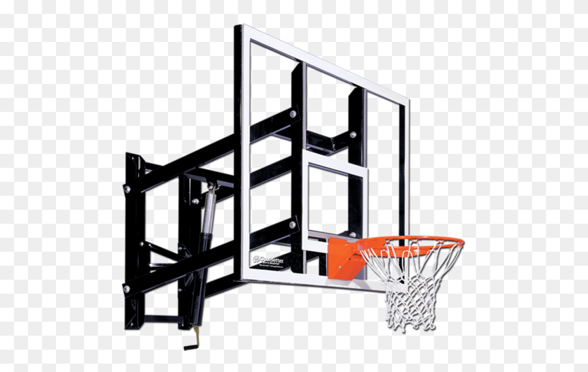 495x472 Basketball Board On The Wall, Hoop, Handrail, Banister HD PNG Download