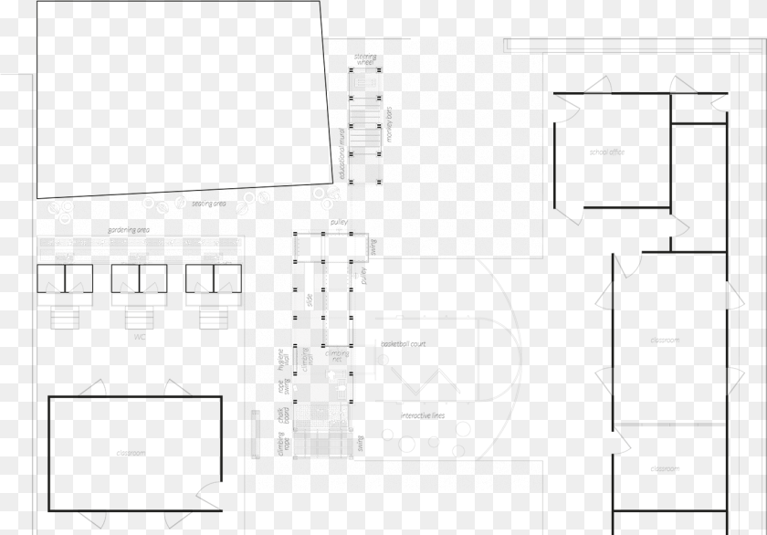 1382x964 Basketball Court Lines, Cad Diagram, Diagram, Chart, Plan Transparent PNG