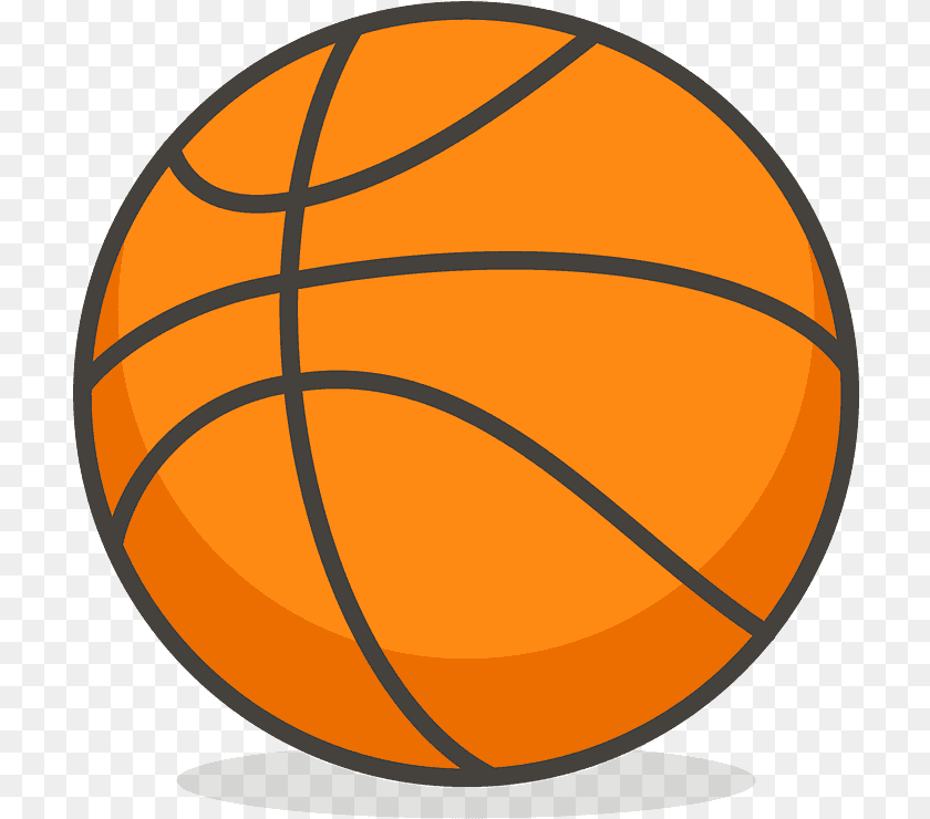 711x740 Basketball Emoji Clipart Basketball Cartoon, Sphere, Astronomy, Moon, Nature Sticker PNG