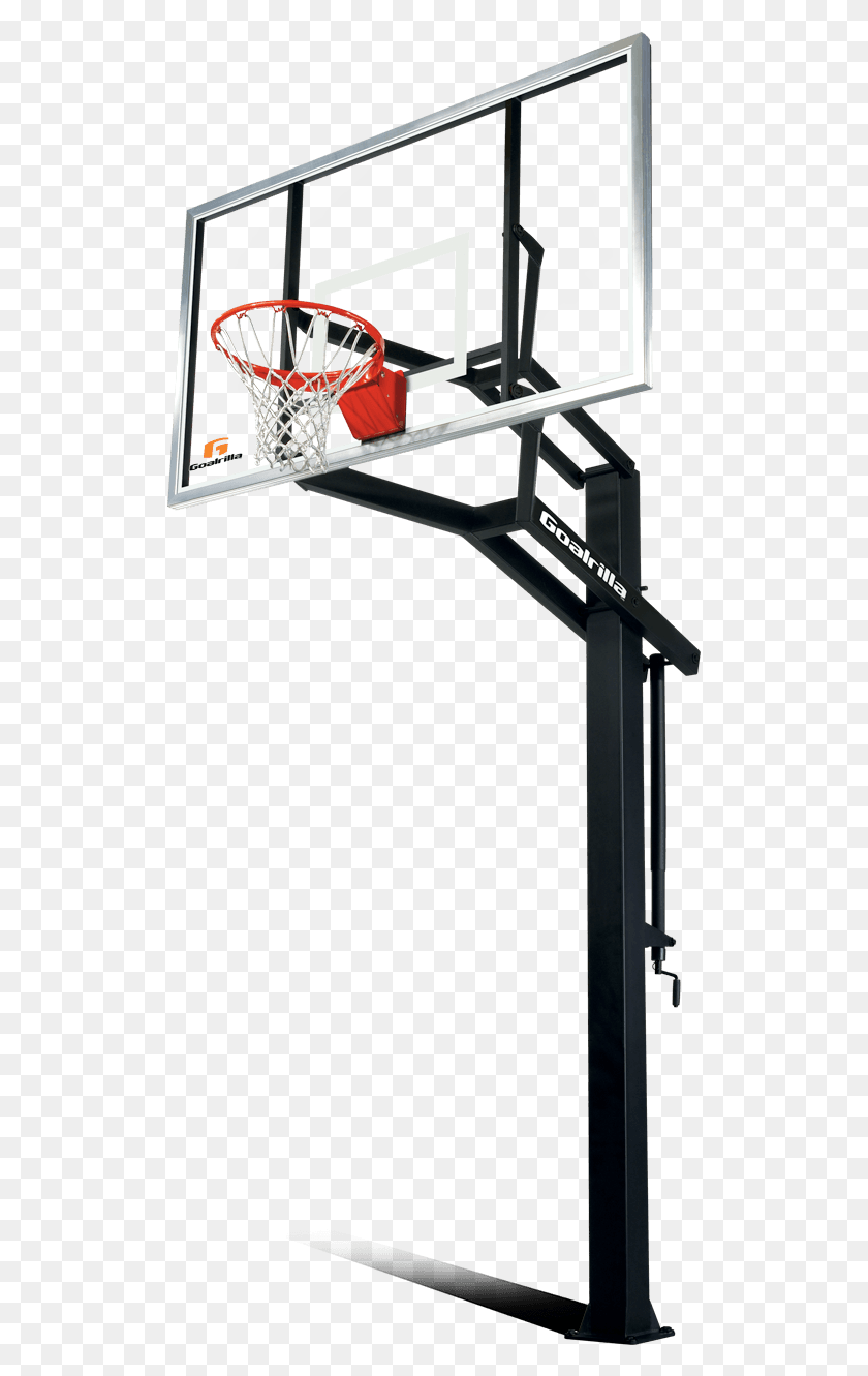 517x1271 Basketball Goal Goalrilla Basketball, Electronics, Screen, Handrail HD PNG Download