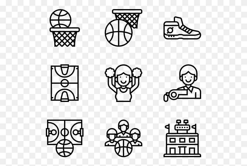 529x505 Basketball Holiday Icon Transparent, Gray, World Of Warcraft HD PNG Download